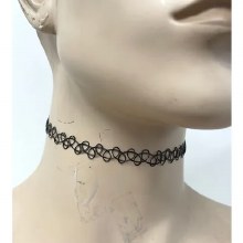 Choker Lace Blk Set
