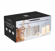 Champagne Glasses Stemless 8ct