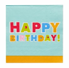 Bright Bday Bev Naps 26pk