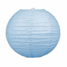 Paper Lanterns Light Blue 3pk