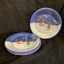 Frosty and Son Dinner Plates