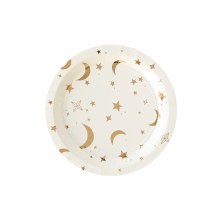 Celestial 9in. Paper Plates • 8 Pack