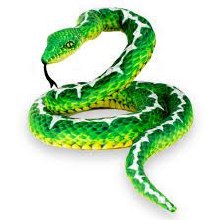 Plush Toy Python Green 78.7in