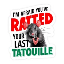 Sticker Ratted Last Tatouille