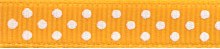 Ribbon Yellow/Wht 3/8in x 3yd