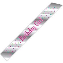 Sash Birthday Girl Foil