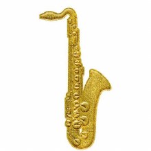 Saxophone Glitter Decor