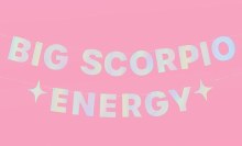 Big Scorpio Energy Banner 5ft