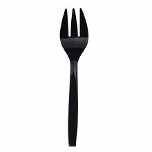 Serving Fork 9in Black 12pk