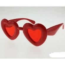 Glasses Thick Heart Asst