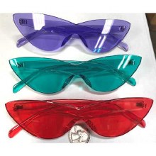 Sunglasses Cat Eye Color Frame