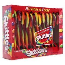 Skittles Candy Canes