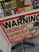 Sign Children Sold to Circus