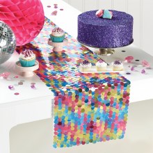 Multi-color Sequin Table Runner