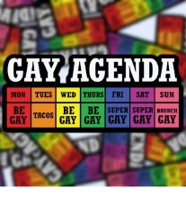 Sticker Gay Agenda