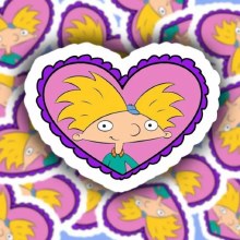 Sticker Hey Arnold Heart