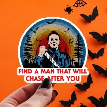 Sticker Find A Man