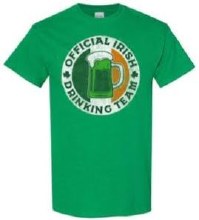 St. Patrick's Day Shirt Offical Drinking Team 2XL