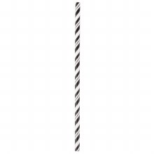 Straws Paper Black Velvet