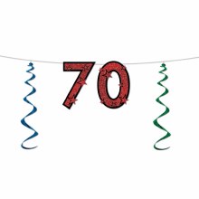Streamer Glitter "70"