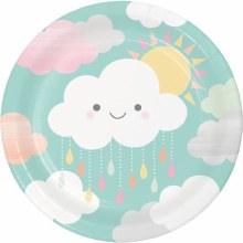 Sunshine Baby 9in Plates 8ct