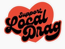 Sticker Support Local Drag