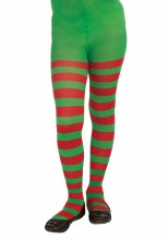 Tights Child Red/Green Lg