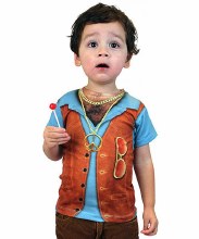 Toddler Hairy Chest Shirt 2T