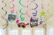 Totally 80s Swirl Decor