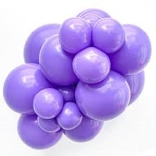 Tuftex 5" Uninflated Latex • 50 Count Bag • Purple, Lavender