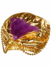 Turban Gold w/ Beads