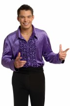 Tux Shirt Purple Large