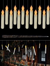Floating LED Candles w/ Wand