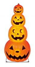 Pumpkin Decor Stack LU 48in
