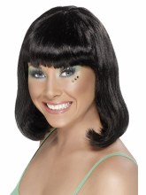 Party Page Wig - Black