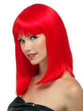 Party Page Wig - Dark Red