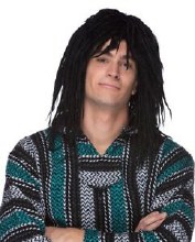 Wig Rasta Black Dlx