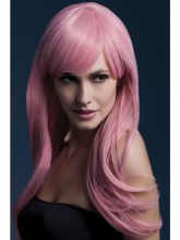 Wig Sienna Pastel Pink Long Heat Resistant