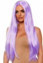 Wig Straight Long Lavender