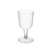 Wine Glasses 20ct Clear Plastic 5.5oz