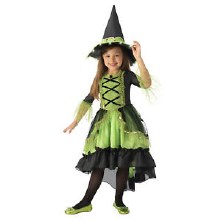 Green Witch w/ Light Up Hat Large