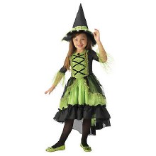 Green Witch w/ Light Up Hat Small