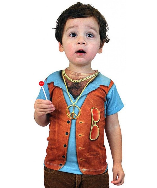 Toddler Hairy Chest Shirt 4T