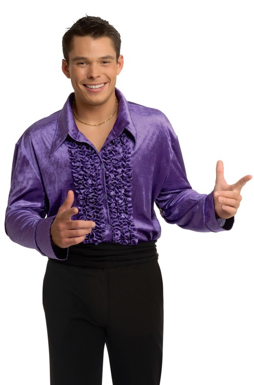 Tux Shirt Purple Medium