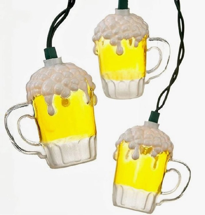Plastic Beer Mug Light Set