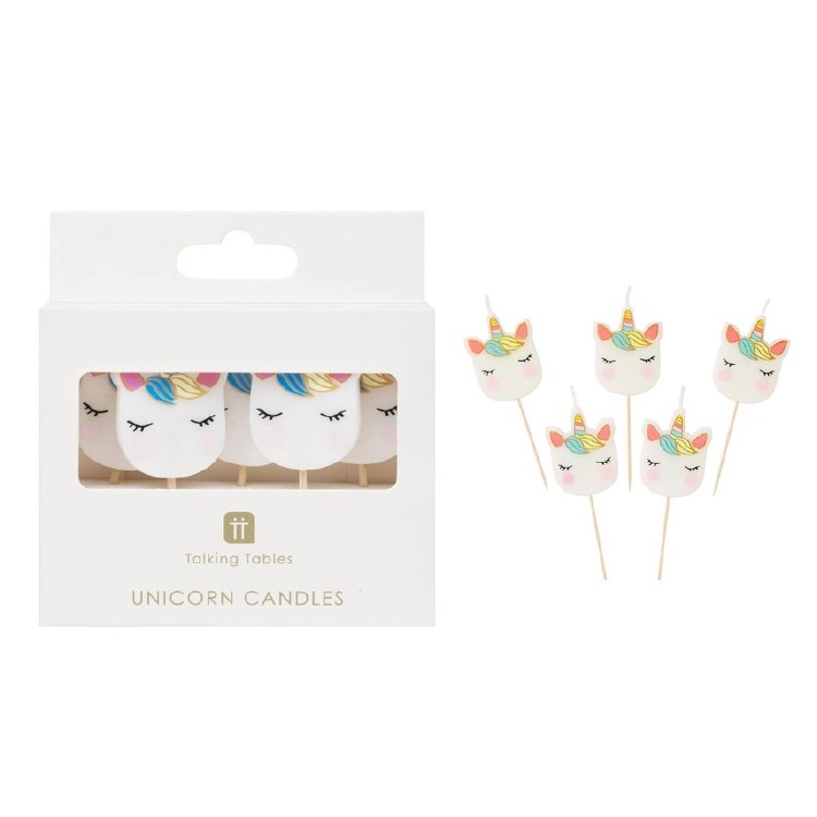 Unicorn Birthday Candles