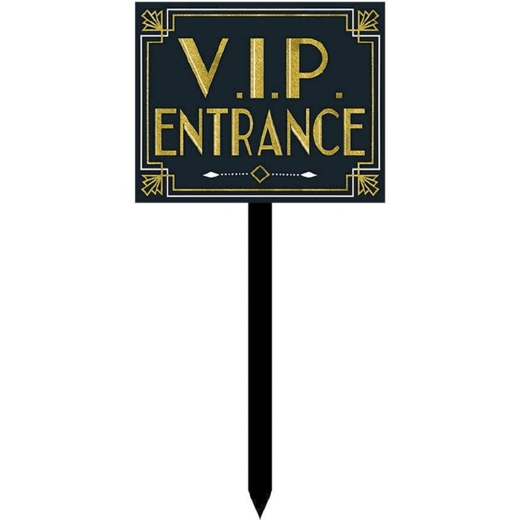VIP Entrance Yard Sign
