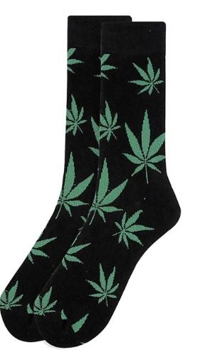 Socks Pot Leaves