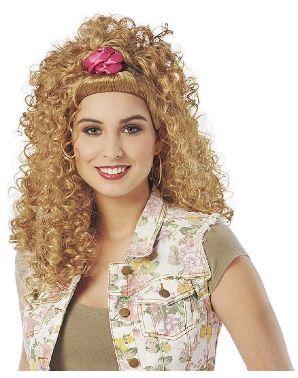 80's Scrunchie Blonde Curl