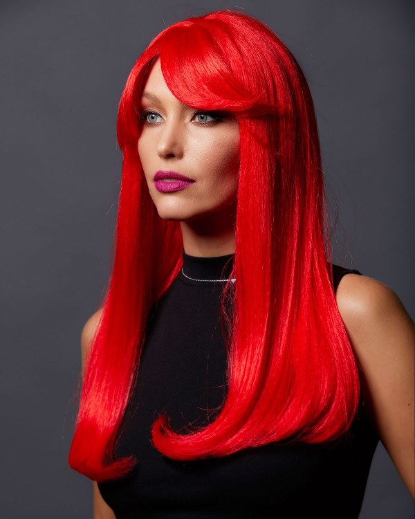 Wig  Blush Kelly Red Ruby